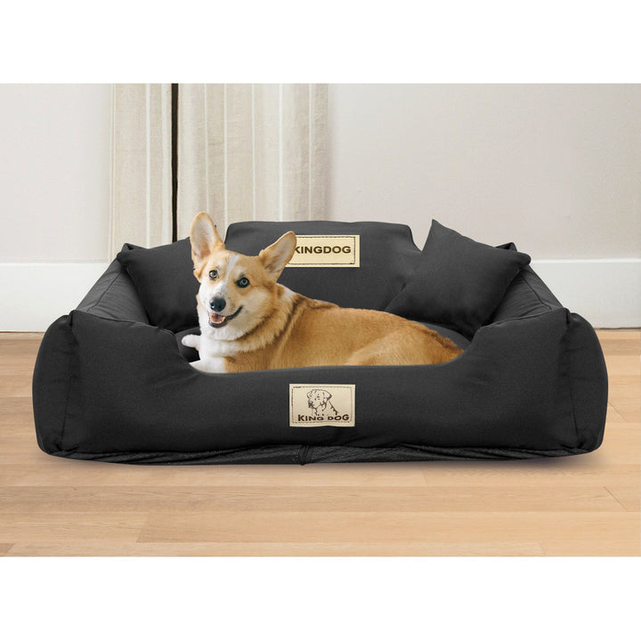 KINGDOG KINMIC100/75CZA лежанка за куче, 100x75 cm, черна