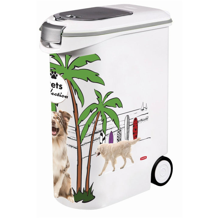 Curver PetLife 20 кг контейнер за съхранение на храна за домашни любимци