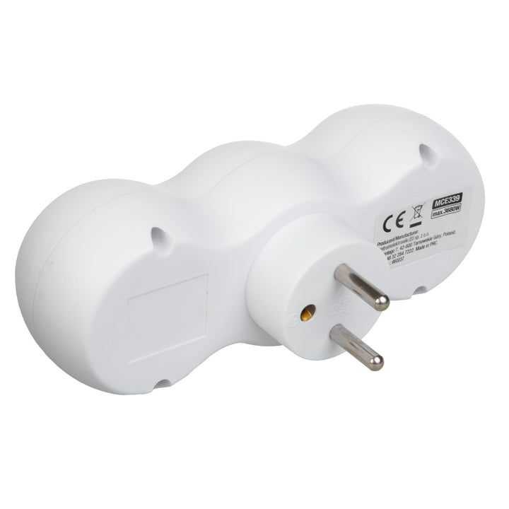 Маклин контакт, разклонител с 2 контакта, 2x USB A/C, тип E, 2x16A, MCE339 E