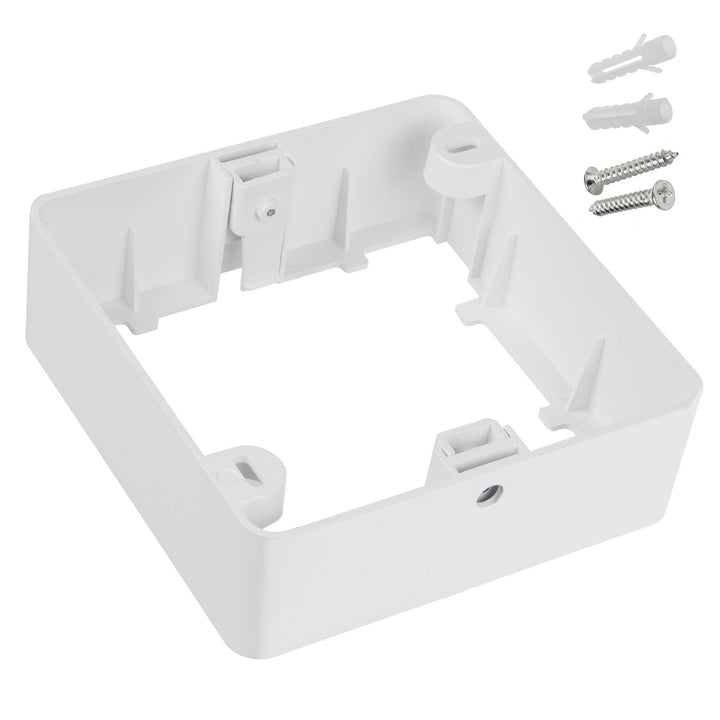 Маклин адаптер за повърхностен монтаж, за 9W LED панел, квадратен, 120*120*38mm, MCE378 S
