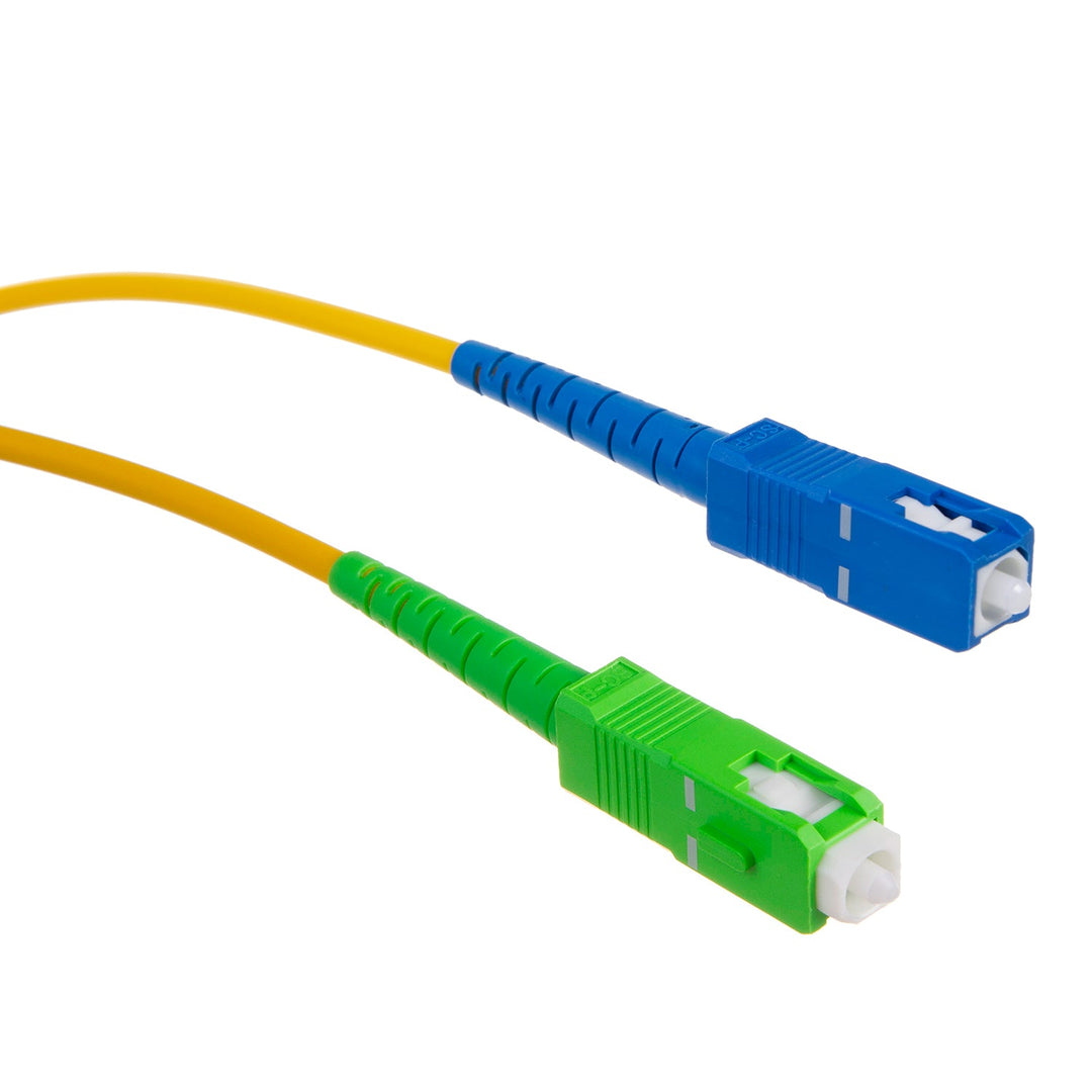 Оптичен пач корд Maclean, SC/APC-SC/UPC SM 9/125 LSZH, едномодов, дължина 1 m, симплекс, G657A2, MCTV-401
