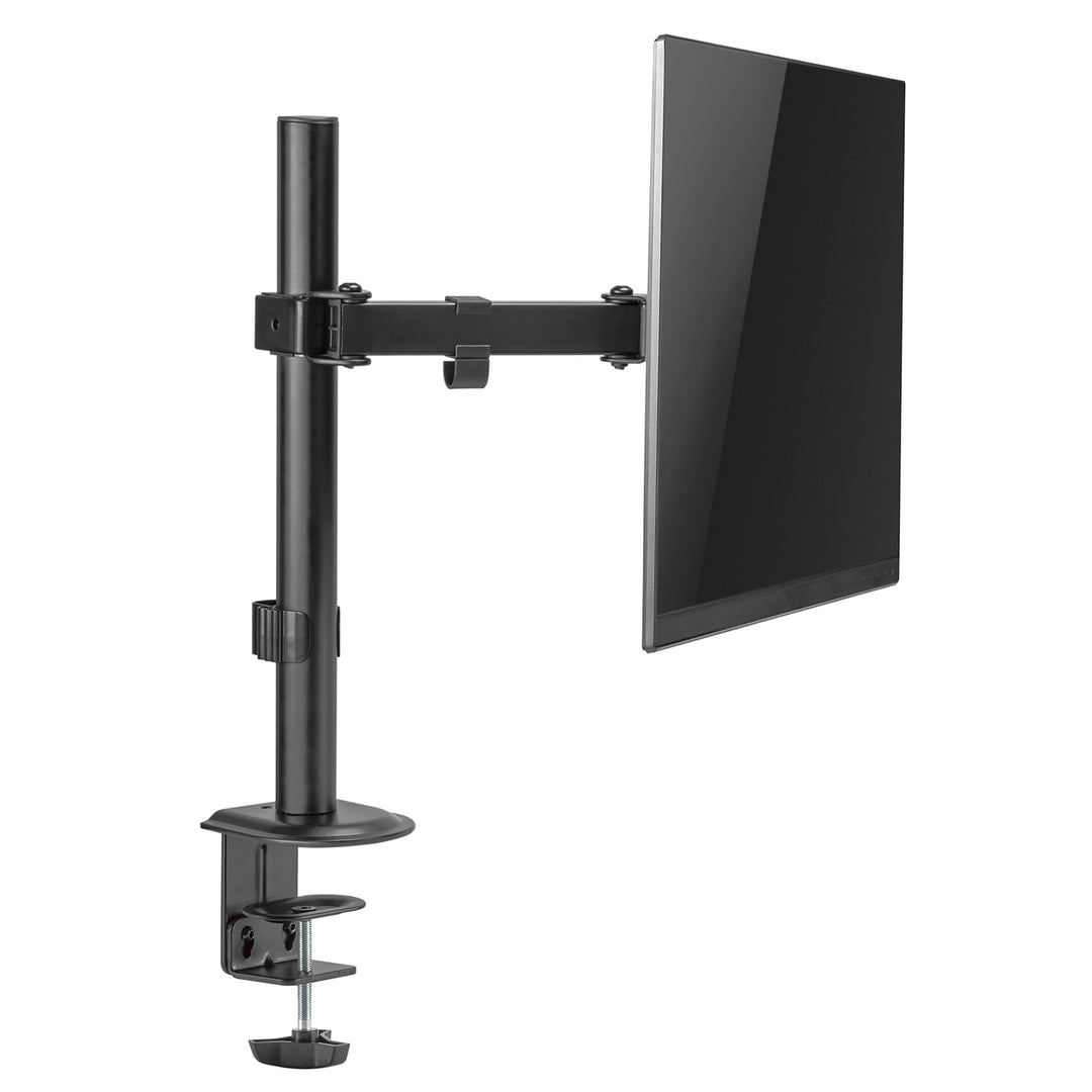 Монтажна стойка за LCD монитор Maclean, с едно рамо, VESA 75x75 и 100x100, 17-32", 9 кг, MC-572N