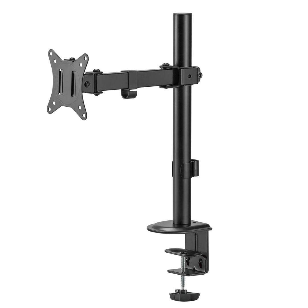 Монтажна стойка за LCD монитор Maclean, с едно рамо, VESA 75x75 и 100x100, 17-32", 9 кг, MC-572N