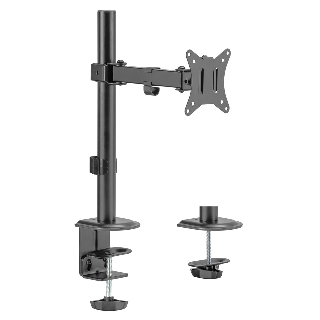 Монтажна стойка за LCD монитор Maclean, с едно рамо, VESA 75x75 и 100x100, 17-32", 9 кг, MC-572N