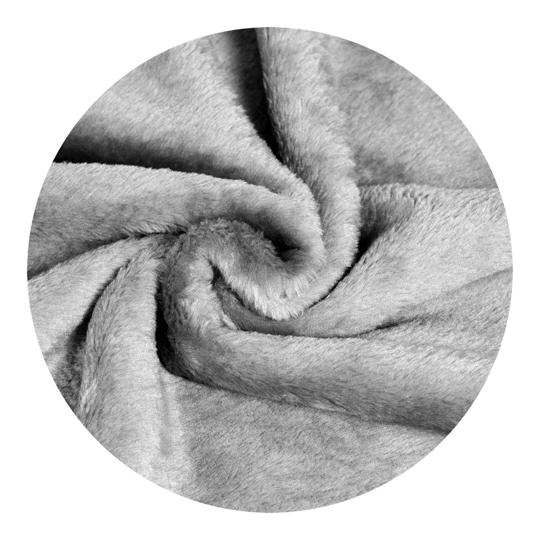 Одеяло Medicline, дебело, гладко, полиестер, сиво, 160x200 cm