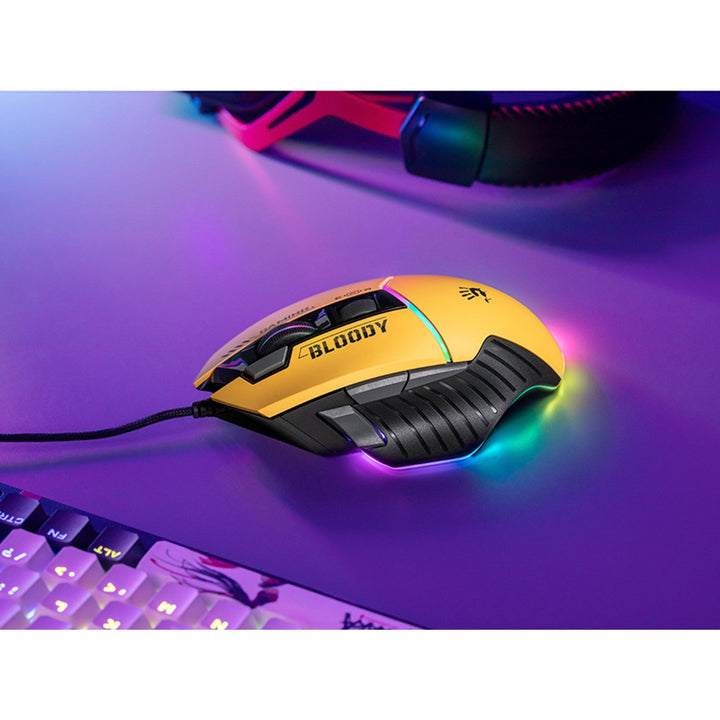 A4TECH BLOODY W95Max USB Sports Lime Mouse A4TMYS47259