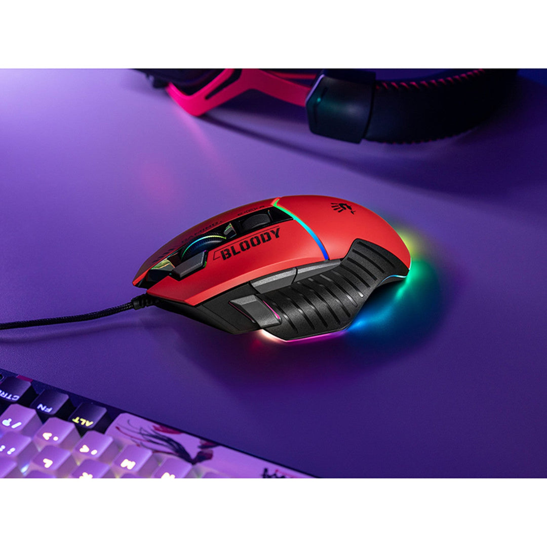 A4TECH BLOODY W95Max USB спортна червена мишка A4TMYS47257