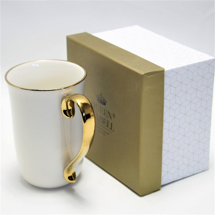 Голяма порцеланова чаша за кафе, 400 мл, Queen Isabell W23GD59-06426
