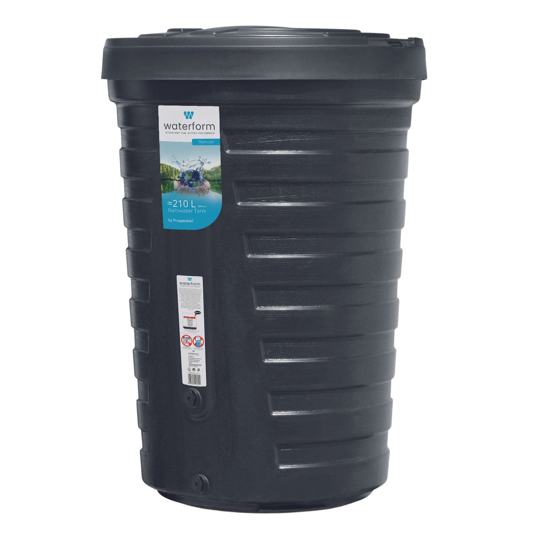 Ръчен резервоар за дъждовна вода - черен 210 л. IDRA210-S411 Prosperplast