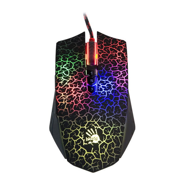 A4TECH BLOODY мишка, 6200 DPI, 8 бутона, за игри, Blazing A70 Activated