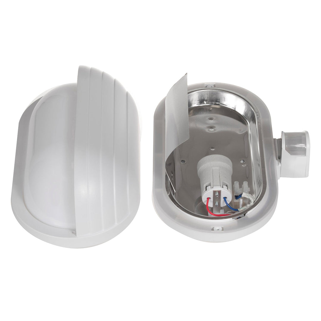 Стена лампа Maclean, с PIR сензор, макс. 60W, 180°, MCE33 W + LED 11W