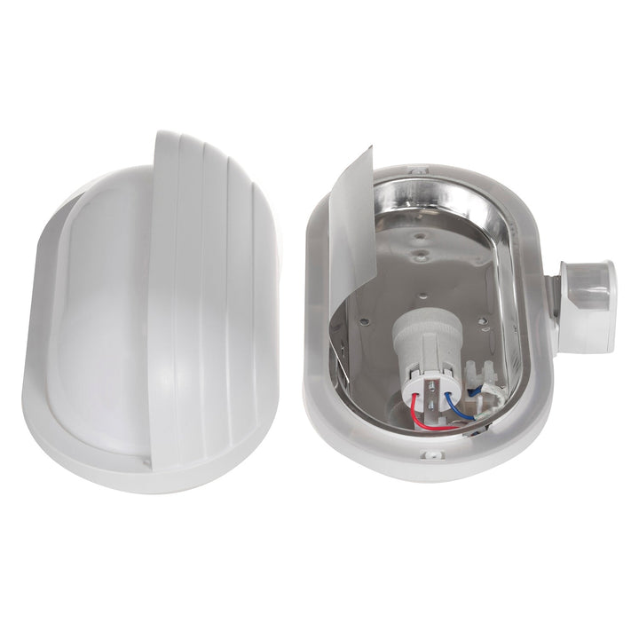 Стена лампа Maclean, с PIR сензор, макс. 60W, 180°, MCE33 W + LED 11W