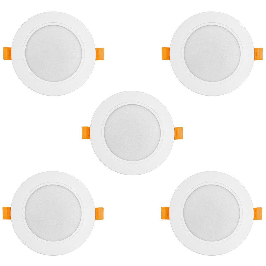 5x Maclean LED тавански панел, вграден SLIM, 9W, неутрално бял 4000K, 120*26mm, 900lm, MCE371 R