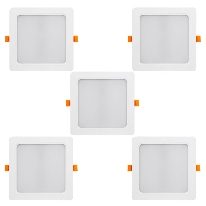5x Panou de plafon cu LED-uri Maclean LED, montat la culoare SLIM, 18W, alb neutru 4000K, 170*170*26mm, 1900lm, MCE374 S