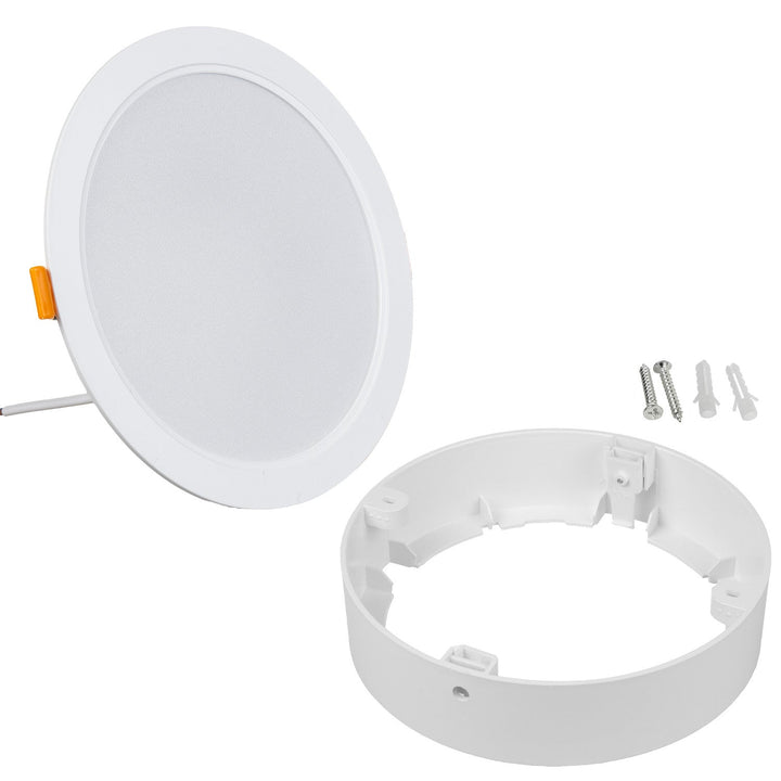 LED панел за таван Maclean, вграден SLIM, 18W, неутрално бял 4000K, 170*26mm, 1800 lm, MCE372 R + адаптер за повърхностен монтаж MCE377 R