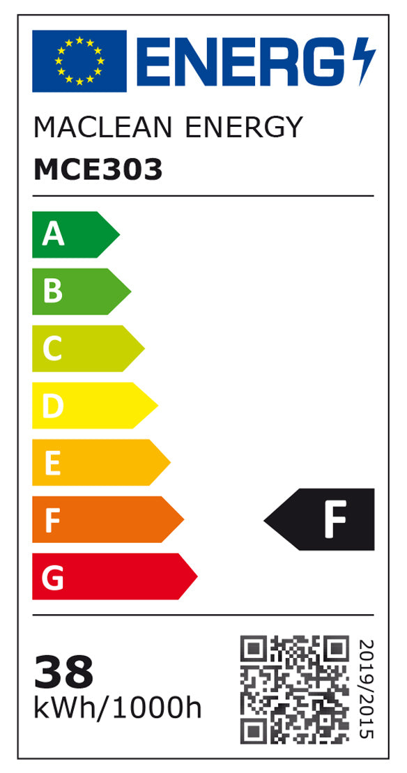 4x Maclean LED крушка, E27, 38W, 220-240V AC, студено бяло, 6500K, 3990lm, MCE303 CW
