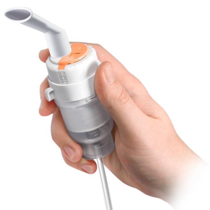 Инхалатор Little Doctor, 3 режима на работа, активира се с дишане, бял, LD-220mC
