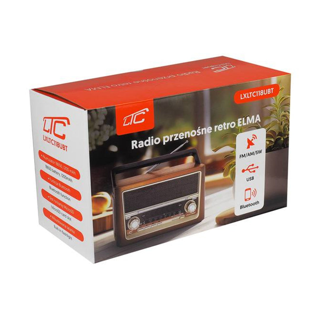 Преносимо радио LTC, Bluetooth, FM/AM/SW, USB, LXLTC118UBT