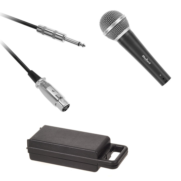 Microfon dinamic Rebel DM-80 cu un cablu detașabil
